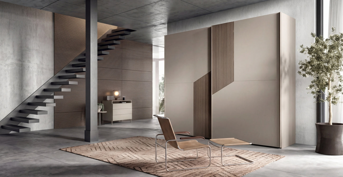 Grecale Wardrobe with Sliding Doors S151