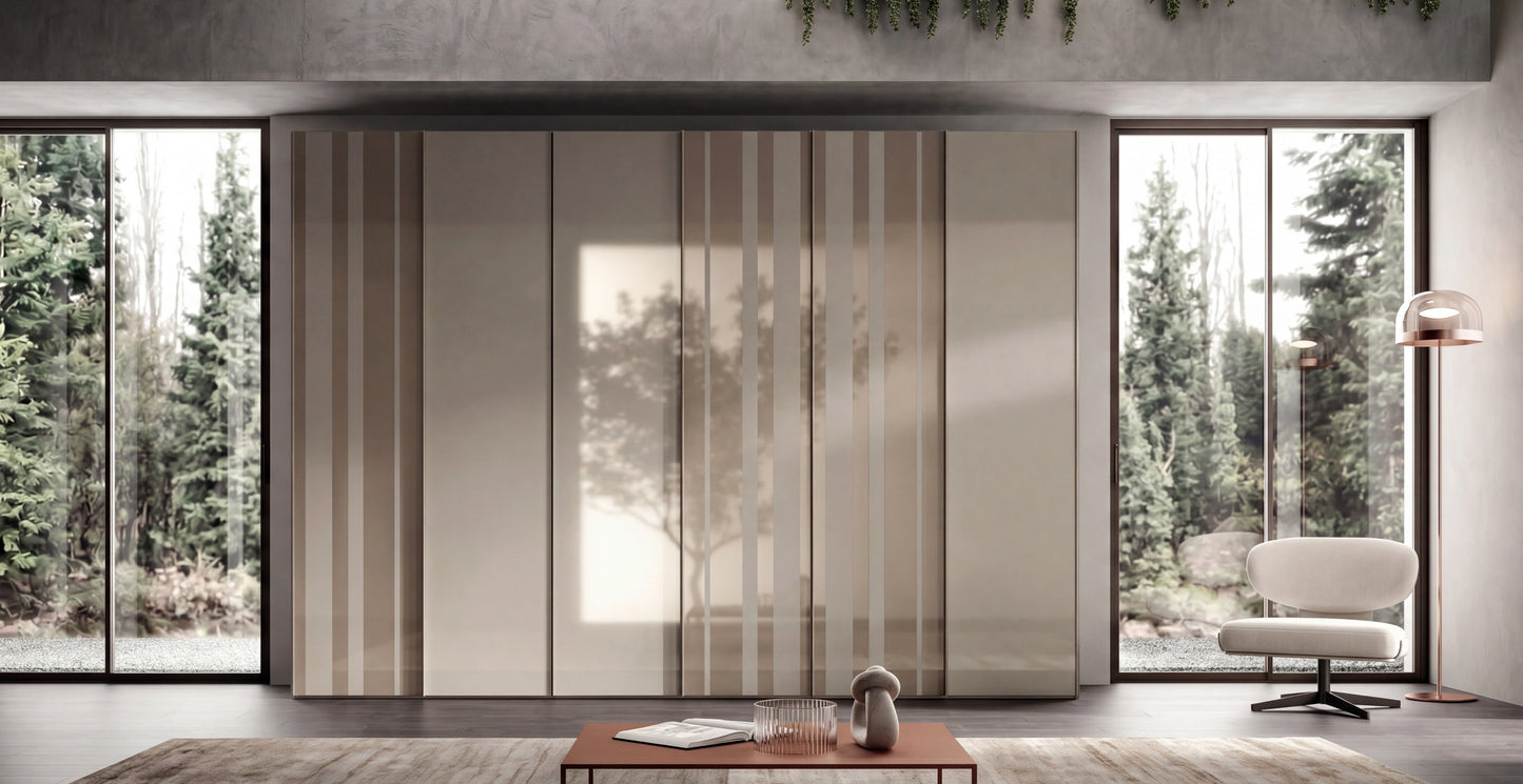 Levante and Levante Wardrobe with Hinged Doors B375