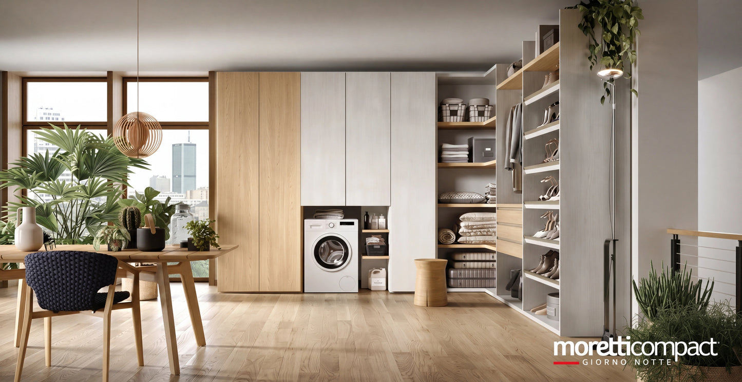 Modular Cabins Taurus Corner Walk-In Wardrobe T524