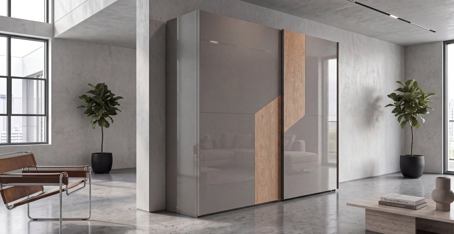 Grecale Wardrobe with Sliding Doors S152