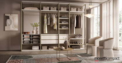 Shoulder Cabins Antares Linear Walk-in Closet A121