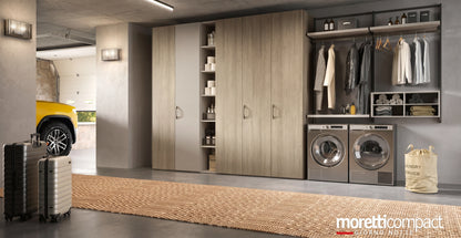 Wall Mounted Cabins Linear Walk-In Closet O425