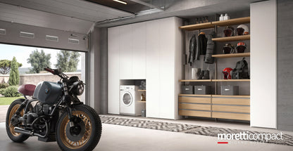 Cabin With Masts Virgo Walk-In Closet Between Two Hinged Wardrobes V326