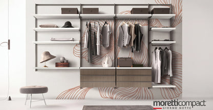 Wall Mounted Cabins Walk-In Wardrobe Orion Linear O422