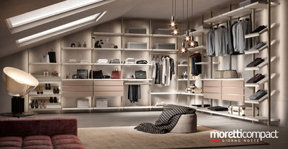 Cabin With Masts Virgo Corner Attic Walk-In Closet V323