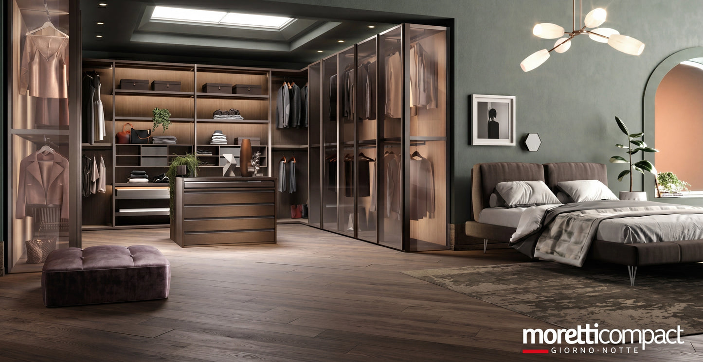 Shoulder Cabins Antares Walk-in Closet with Central Island A122
