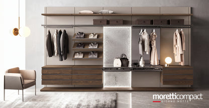 Rack Cabins Gemini Linear Walk-in Closet G222