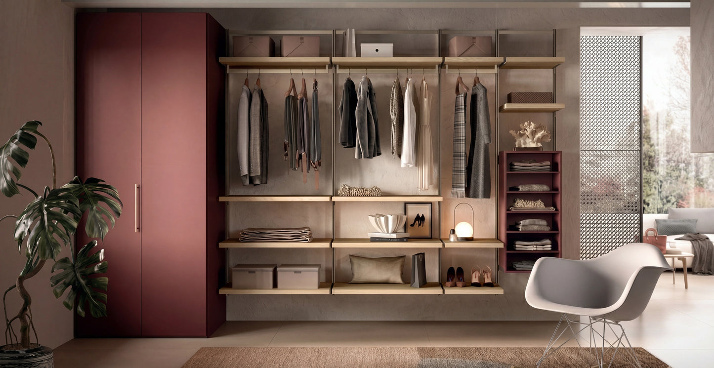 Wall Mounted Cabins Walk-In Wardrobe Orion Linear O424