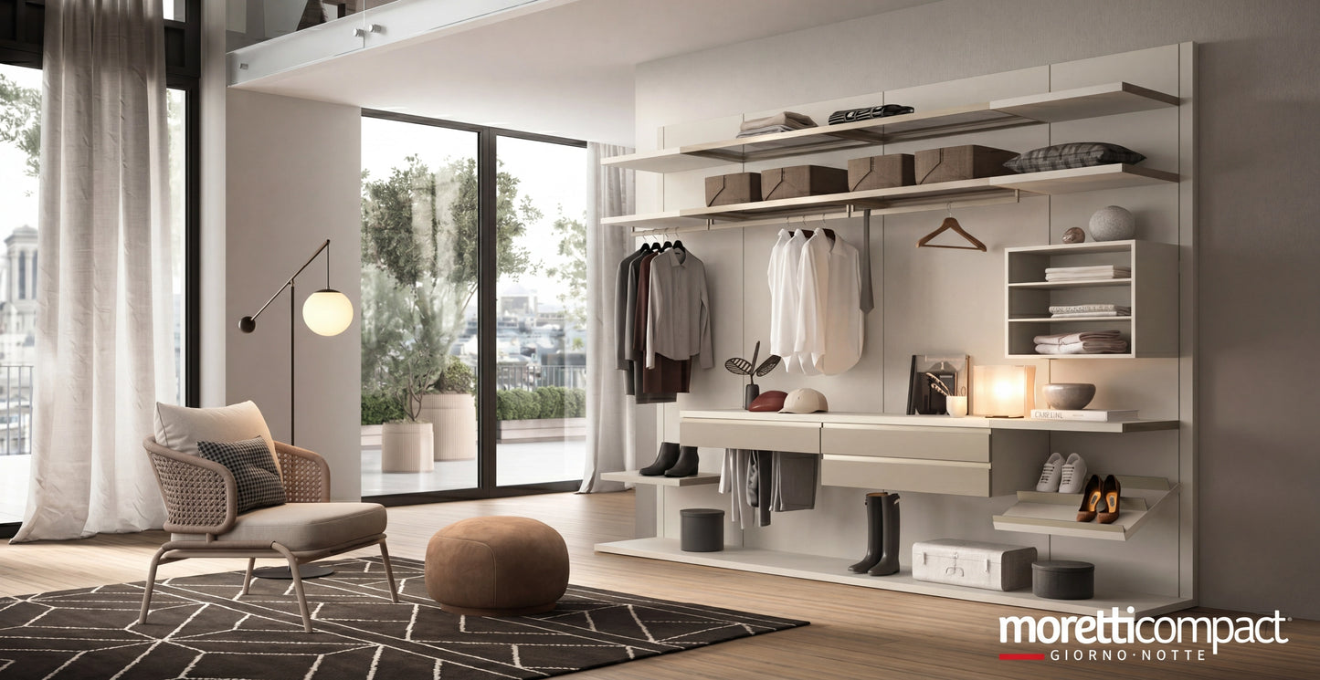 Rack Cabins Gemini Linear Walk-in Closet G223
