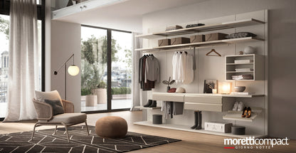Rack Cabins Gemini Linear Walk-in Closet G223