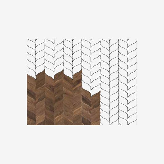 Walnut Leaf Wooden Flooring 11/14/16mm Designer