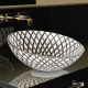 Glass Design Xeni Crystal Counter Top Wash Basin White 