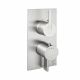 Fir Italia LIFE STEEL 59 wall mounted therm mixer 2ways diverter brushed ss 58.8017.8.50.00