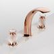 Crystal & Bronze PALACE 3hole basin mixer polished copper S149-A4-1301