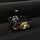 Glass Design MAREA - Karim Rashid Collection - Crystal washbasin black/gold MAREAK39BG
