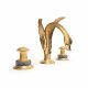 D&D 3 hole basin mixer set with pop up waste 24k EXC-SW100GK