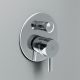 CM-IDS Ceraline Built-in Bath and Shower Mixer, Kit 1+2 (Concealed body, Plastic circular escutcheon) - A6939AA