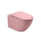 CM Spain Wall Hung WC With Seat Cover Baby Pink  