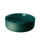 Spain Round Ribbed Counter Wash Basin Green