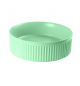 Spain Round Ribbed Counter Wash Basin Light Green