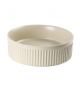 Spain Round Ribbed Counter Wash Basin Ivory