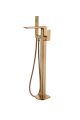 SAPPHIRE  Freestanding Bath Shower Mixer - Saffron gold 