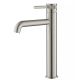 Spain Tall Basin Mixer With Pop Up Waste Brushed Nickel