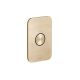 VADO Zone Vertical Single Push Button Brushed Gold