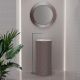 Glass Design Tommy Metropole Freestanding Basin With Chrome Waste Bronze 