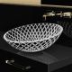 Glass Design Xeni Crystal Counter Top Wash Basin Black