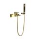 SAPPHIRE Shower Mixer with shower set Shiny Gold 